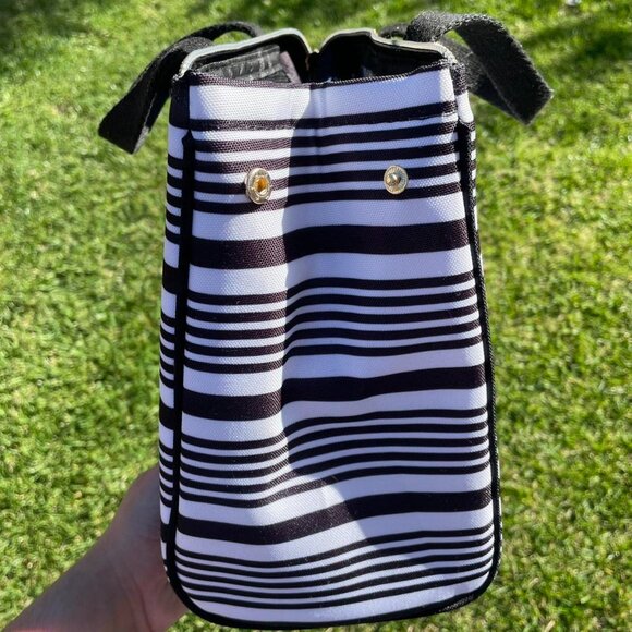 Kate Spade black and white striped lunch bag - Picture 4 of 7